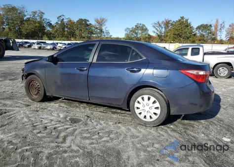 2017 Toyota Corolla L z USA, uszkodzony, nr VIN 5YFBURHE4HP662845